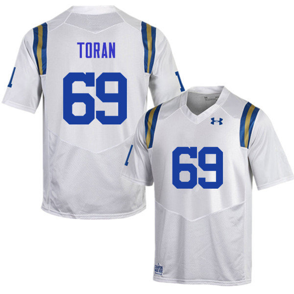 Men #69 Najee Toran UCLA Bruins Under Armour College Football Jerseys Sale-White - Click Image to Close